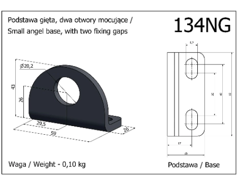 Baza clema Rais 134NG pentru clemele 034