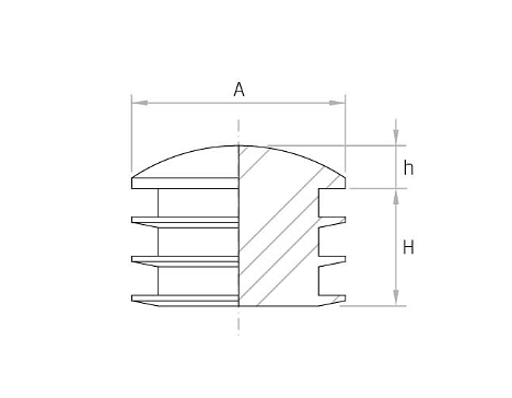 Capac mascare teava rotunda CP
