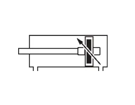 Cilindru pneumatic patrat cu dubla actiu