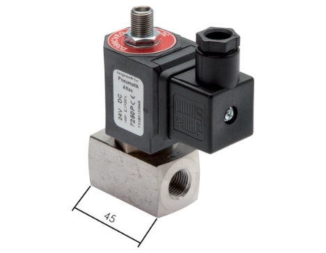 Electrovalva 3/2 apa/aer din inox seria