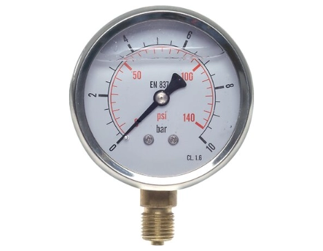 Manometru cu glicerina radial Ø63 - Ø100