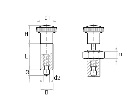 Piston de indexare PNC - PNC/C