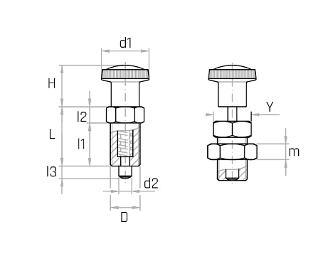 Piston de indexare PNDX - PNDX/C