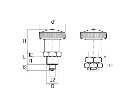 Piston de indexare PRCX - PRCX/C