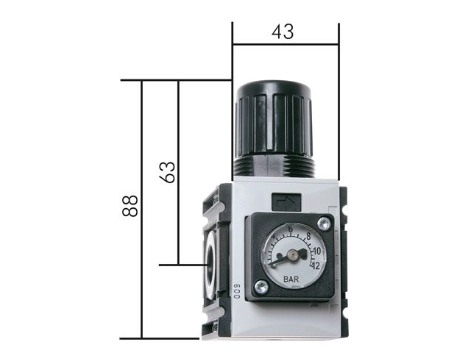 Regulator de presiune aer R014 F 0.2-10 