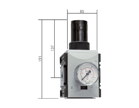 Regulator de presiune aer R10 F G1 cu ma