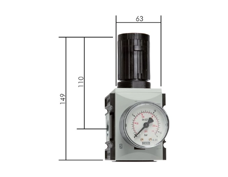 Regulator de presiune aer R12 F G1/2 cu 