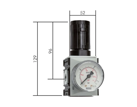 Regulator de presiune aer R38 F G3/8 cu 