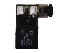 Bobina electrovalva cu LED Ø9mm 12-230V 