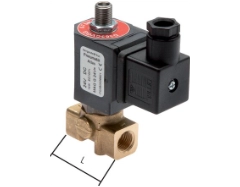 Electrovalva 3/2 apa/aer din alama seria