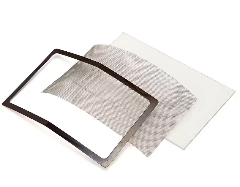 Plasa inox pentru protectie vizor casca 