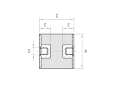 thumb - Amortizor cilindric filet F/F ACFF