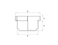 thumb - Capac de protectie filetat rosu TFL