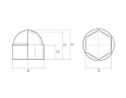 thumb - Capac mascare suruburi hexagonale CD