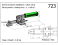 thumb - Clema de fixare cu carlig orizontala 723