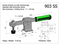 thumb - Clema de fixare din inox 903SS