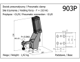 thumb - Clema de fixare pneumatica orizontala cu