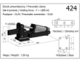 thumb - Clema de fixare pneumatica puternica cu 