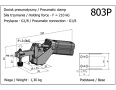 thumb - Clema de fixare pneumatica verticala cu 