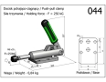 thumb - Clema de fixare tip impingere-tragere cu