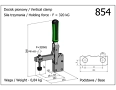 thumb - Clema de fixare verticala cu baza vertic