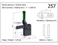 thumb - Clema de fixare verticala cu baza vertic