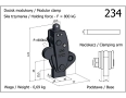 thumb - Clema de fixare verticala modulara 234