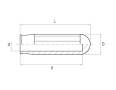 thumb - Manson din pvc cu striatii MVP 24x83